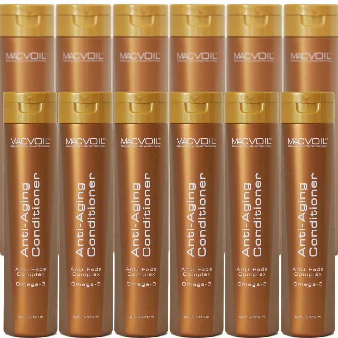 MACVOIL PRODUCTS (12) Anti Aging Conditioner 10 Fl. Oz.