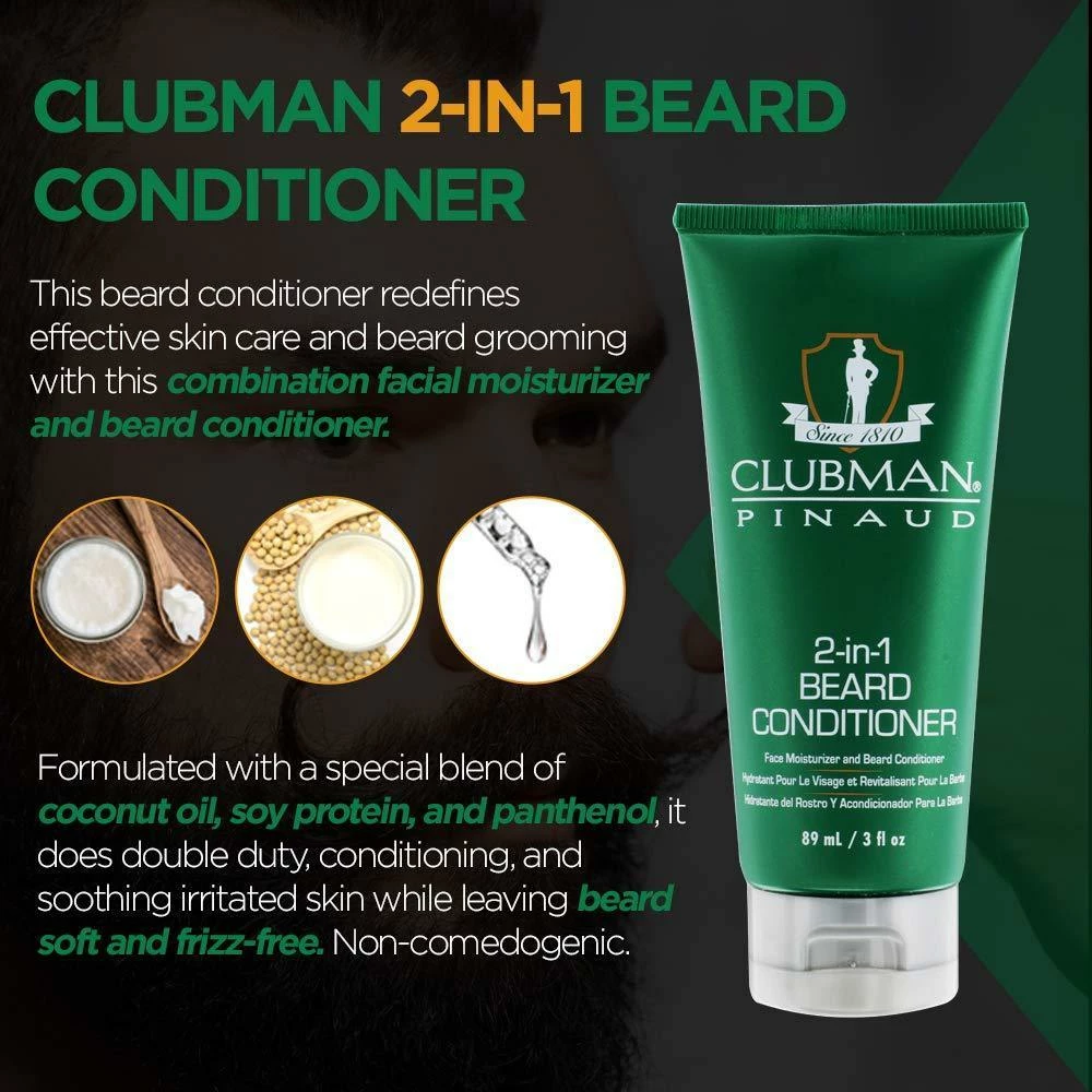 2-in-1 Beard Conditioner And Face Moisturizer | CLUBMAN
