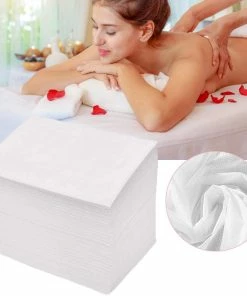 HOTLINE BEAUTY 40-inch Disposable Non-Woven/Non-Waterproof Extra-Large Draping Sheets | 40 X 80 Inches | 25 Pack