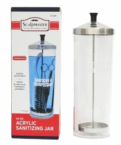 SCALPMASTER Acrylic Sanitizing Jar | 42oz | SC-550