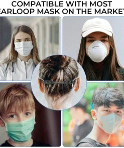 HUINI Adjustable Silicone Mask Extender/Ear Saver | 4 PCS Miscellaneous Equipment