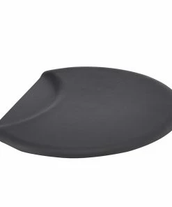 SSW Anti-Fatigue Floor Mat | Black | Semi Circle | 7/8 In. Thick