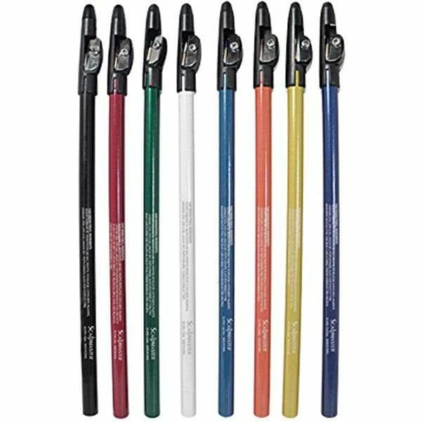 SCALPMASTER Assorted Color Hair Design Pencil 8PCS