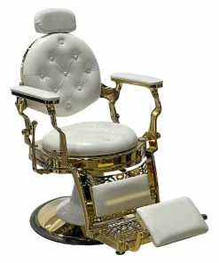 SSW B195G - Shiny White | Barber Chair Barber Chairs
