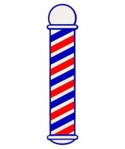 SCALPMASTER Barber Pole Cling Decal Sticker | SC-9015