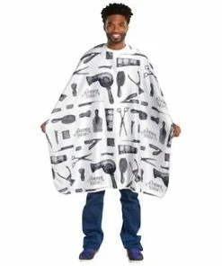 SCALPMASTER Barber Print Styling Cape | 4132 Miscellaneous Equipment