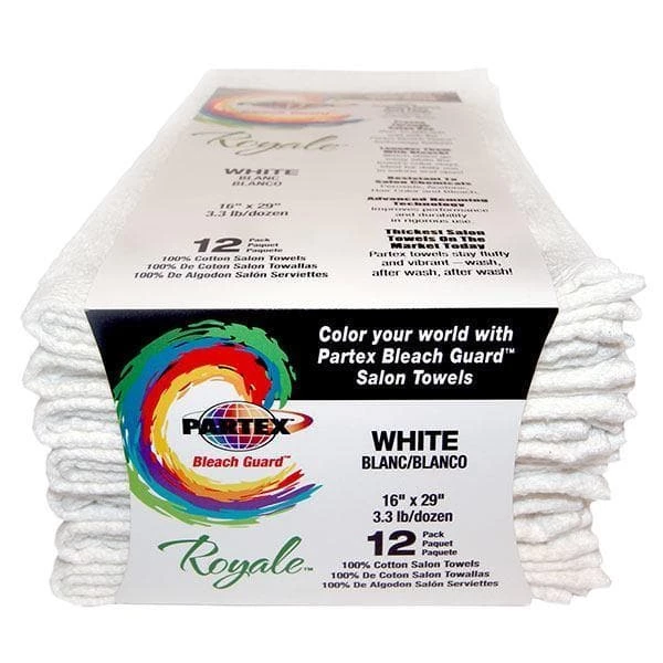 PARTEX BLEACH GUARD REGAL TOWELS | 12-PACK Personal Care