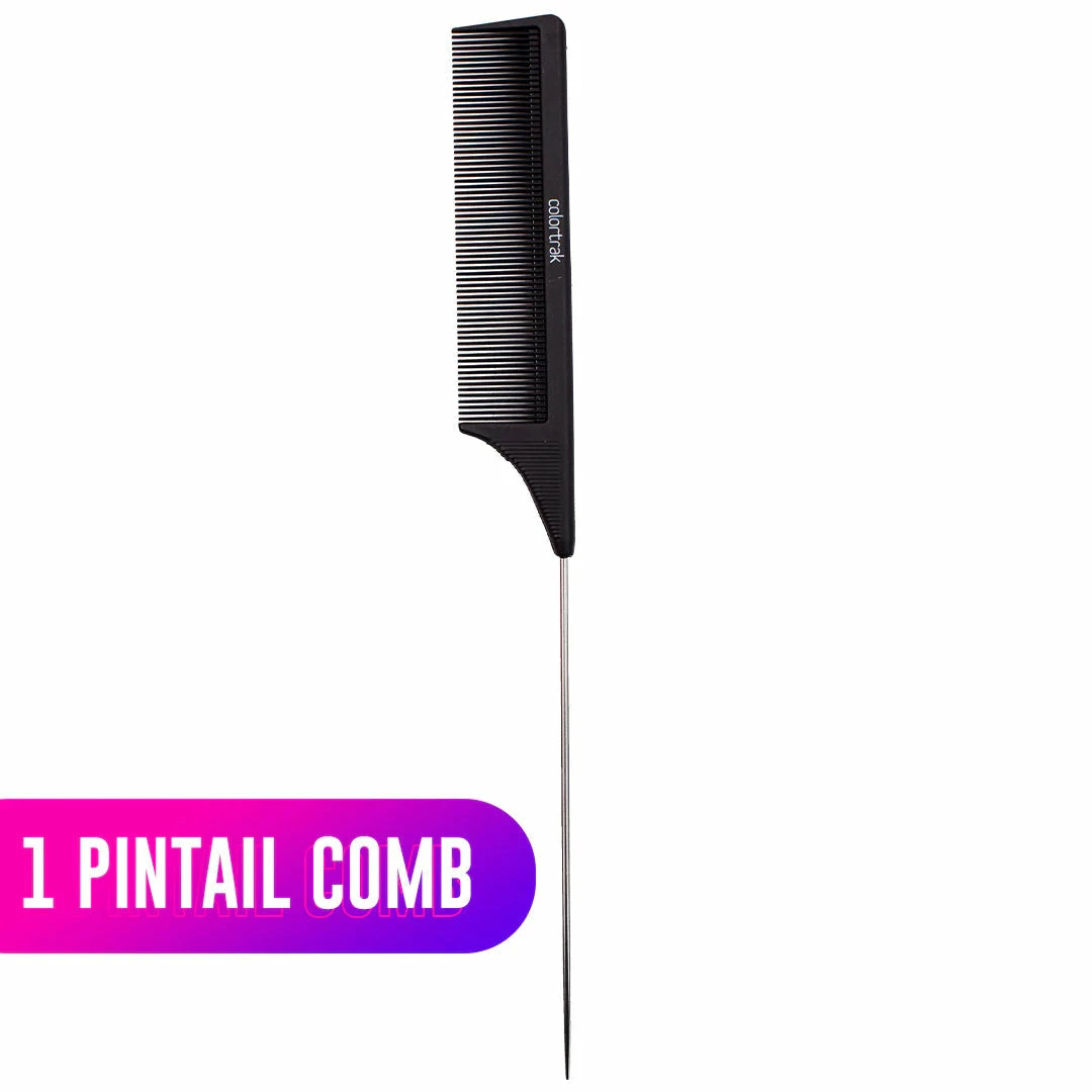 Carbon Fiber Combs | 2PK Black | 7048-2PK | COLORTRAK Combs & Brushes