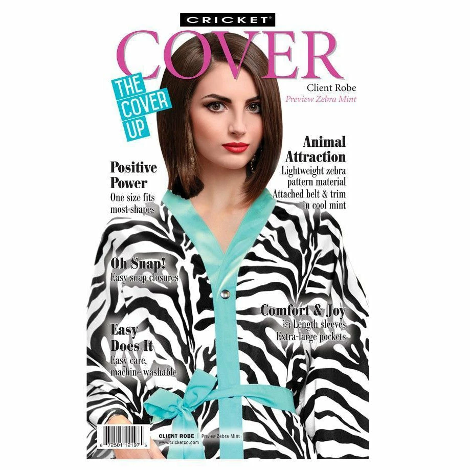 Cover Robe Zebra Mint | CRICKET PRODUCTS
