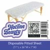 HOTLINE BEAUTY Disposable Fitted Sheet | 77"L X 36"W X 7"W | 10 Pack