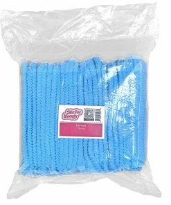 Disposable Hairnets | Blue | 100 Bag | HOTLINE BEAUTY Spa