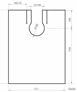 HOTLINE BEAUTY Miscellaneous Equipment Disposable Waterproof Salon Capes | 50 Pack