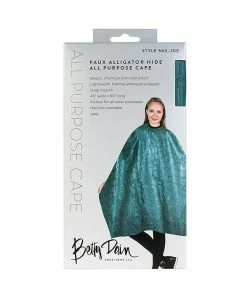 SPA Products Faux Alligator Hide| All Purpose Cape | Bleach, Chemical And Color Proof | BETTY DAIN
