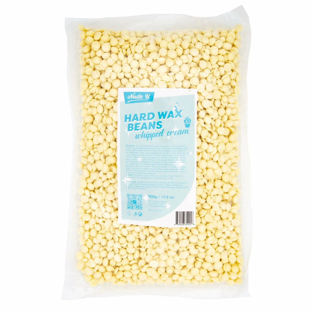 Hard Wax Beans | Whipped Cream | NUDE U Waxing Products