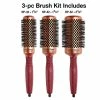 OLIVIA GARDEN HeatPro Ceramic + Ion 3-PC Bag Deal Combs & Brushes