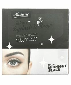 Intense Eyelash & Brow | Midnight Black | Professional Tint Kit | NUDE U