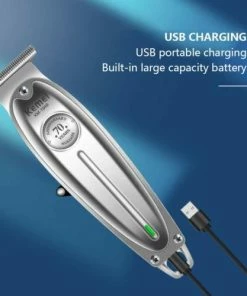 Metal Professional Hair Clipper | Electric Cordless Hair Trimmer | Kemei Miscellaneous Equipment
