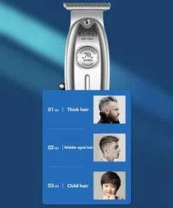 Metal Professional Hair Clipper | Electric Cordless Hair Trimmer | Kemei Miscellaneous Equipment