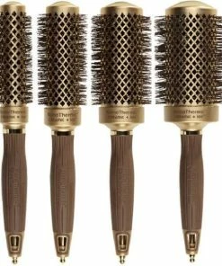 OLIVIA GARDEN Nano Thermic Ceramic + Ion Round Thermal Bag Deal | NT-BOX01 Combs & Brushes