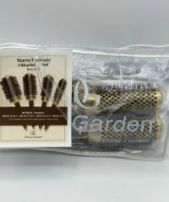 OLIVIA GARDEN Nano Thermic Ceramic + Ion Round Thermal Bag Deal | NT-BOX01 Combs & Brushes