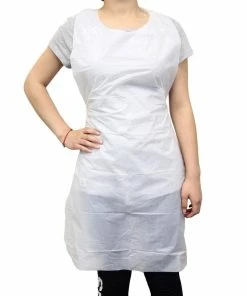 Poly Disposable Aprons | 100 Pack | KingSeal
