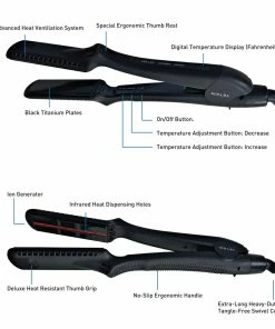 Professional Flat Iron | INFRARED RX 9000 | KERA/RX
