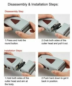 Miscellaneous Equipment Reciprocating Electric Shaver | Titanium Foil Metal Tool Head | Kemei