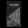 FROMM RUBBERIZED GRIP HAIR CLIPS | Pack Of 4 | F5025