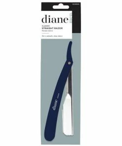 DIANE Straight Razor Blue Plastic Handle | DVM005