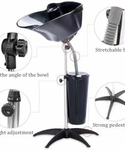 HOTLINE BEAUTY SU-120A | Portable Shampoo Bowl Sink With Bucket Shampoo Unit