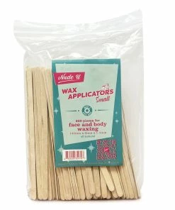 Wax Applicators | Small | Face And Body Waxing | 200 Pack | NUDE U Waxing Products