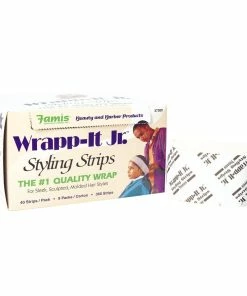 Wrapp-It Jr Styling Strips | 9 Packs Of 40 Strips | White | 37300 | GRAHAM BEAUTY PRODUCTS