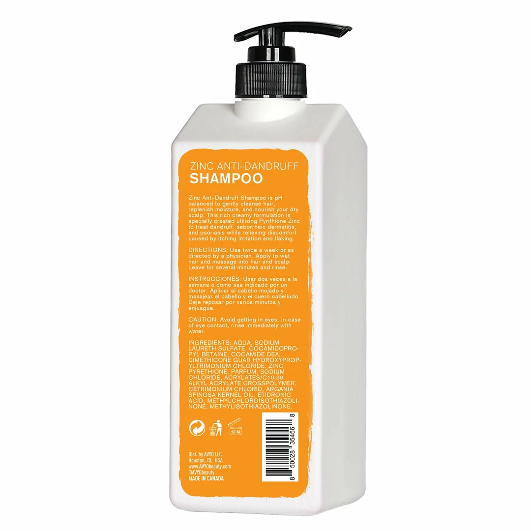 Zinc Anti-Dandruff | AVYO Shampoo